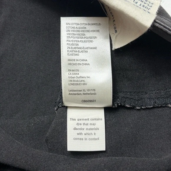 NEW Free People Just Float On Flare Jeans Size 31 in Smoke Stack High-Rise - Picture 13 of 14